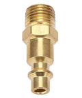 Brass quick connect coupling fitting for air tools, compatible with Pro Tier Slick Angle Pneumatic Die Grinder.