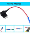 Add A Circuit Fuse Tap Piggy Back Blade Holder Plug Socket 12V 24V Car Pack Of 5 For Dash Cam Alarm GPS And Phone Charger