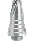 Industrial HSS Step Drill Bit 3 16th Inch To 1 Inch With 3 8th Inch Shank, Double Spiral Flute, M2 High Speed Steel