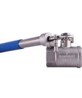 Spring Return Deadman Handle Ball Valve 1 Inch Stainless Steel 304 Full Port 1500 PSI For Water Oil And Gas Female NPT