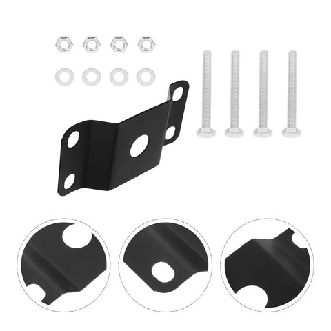 Outdoor Solar Light Mounting Bracket Kit With Adjustable Pole Mounts For Versatile Use On Street Lights And Lamp Posts Heavy Duty Iron Construction Easy Install Solar Panel Pole Accessories