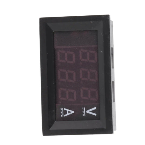 Dual LED Voltmeter Ammeter Panel Meter For Electronics Projects Up To 50A With Red And Blue Display No Brainer Readout
