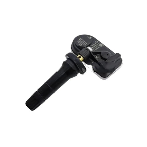 4 Pack Tire Pressure Monitoring Valve Sensor Kit With Quick Diy Hook Up And Live Temp Alerts Compatible With Byd Song Plus Dmi And Yuan Plus Ev, close-up view of a sensor with black plastic body.
