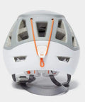 Gray Meteor Lightweight Helmet For Climbing And Ski Touring, Ultra Lightweight 240g In Mold Build, Size S/M, rear view.