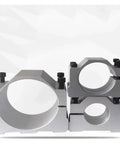 Rock Solid Heavy Duty Aluminum Spindle Clamp For CNC Engraving Machine With Screw, three different sizes, front view