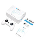 FrSky D16 LiteRadio 2 SE Transmitter For FPV Drones, USB C Charging, box, manual, cable, and remote controller displayed