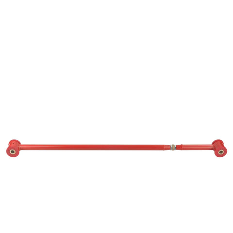 BeefedUp Adjustable Rear Suspension Panhard Track Bar With GreaseGrooved Bushing Design For Quiet Stable Handling Smooth Ride And LongLasting Lubrication Under Heavy Load red steel adjustable rear suspension bar
