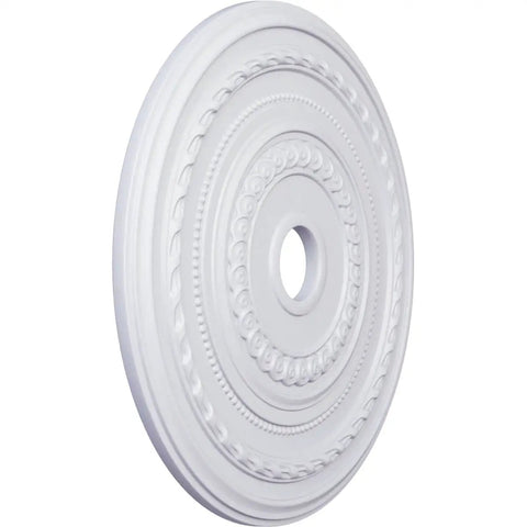 Cole Ceiling Medallion 25 3 8 Inch Outer Diameter 3 3 8 Inch Inner Diameter 1 3 8 Inch Projection Fits Canopies Up To 9 1 8 Inch Factory Primed