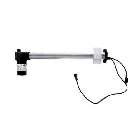 Workhorse Power Recliner Motor Replacement Actuator Kit Fits Electric Sofas And Lift Chairs Model R8123 R812302040333 with sleek silver cylinder.