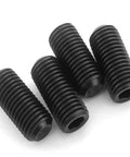 80 Pcs M5 0.8 By 8mm Black Cup Point Socket Set Screws Headless Grub Bolts Internal Hex Drive Heavy Duty 12.9 Carbon Steel Alloy Steel