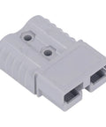 Heavy Duty Quick Connect Battery Power Plug Hella Tough 120 Amp 600 Volt Disconnector with gray flame retardant housing