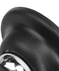 Close-up of the Powerful Heavy Duty RV Magnetic Door Stopper Set showing the durable black ABS plastic design and strong magnet.