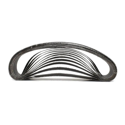 HPG60-10 Aluminum Oxide Sanding Belt One And One Half Inch By Thirty Inch 60 Grit Ten Pack for woodworking and metal finishing.