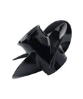 Pontoon Boat Propeller Aluminum 4 Blade 13.8 Inch Diameter By 11 Inch Pitch Right Hand Rotation Fits Mercury And Mariner 40 To 125 HP Outboards Delivers Sharp Handling And 16 To 25 Percent Faster Acceleration