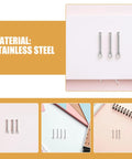 10 Sets Stainless Steel Folding Fan Rivets And Nuts Repair Kit For Paper Decorative And Dance Fans DIY Friendly Pro Grade Durable Fasteners For Quick Fixes And Smooth Operation And Long Lasting Performance, stainless steel