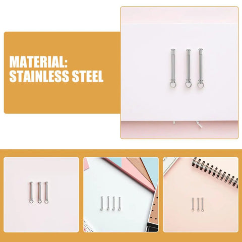 10 Sets Stainless Steel Folding Fan Rivets And Nuts Repair Kit For Paper Decorative And Dance Fans DIY Friendly Pro Grade Durable Fasteners For Quick Fixes And Smooth Operation And Long Lasting Performance, stainless steel