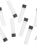 10 Pack Black Hall Effect Linear Sensors For Precise Magnetic Field Sensing Oh49E Ss49E Compatible, high sensitivity sensors