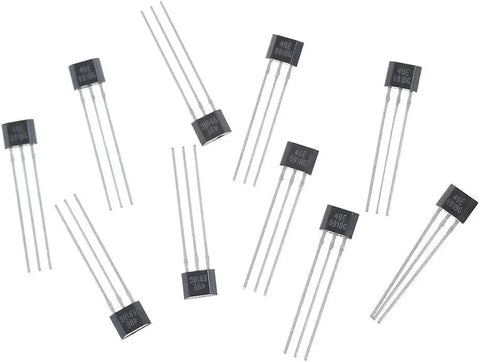 10 Pack Black Hall Effect Linear Sensors For Precise Magnetic Field Sensing Oh49E Ss49E Compatible, high sensitivity sensors