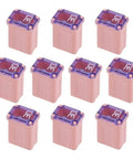 30A fuses part of 50 Pack Must Have Automotive Mini Box Cartridge Fuse Kit For Cars Trucks And SUVs With 15A 20A 25A 30A 40A Each 10 Pieces