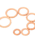Pro Flat Copper Washers 120 Solid Seals M6 M20 Heat Proof Set Fits All Car Boat Sump Plugs Anti Leak Hardware Fixes Rides And Homes Stops All Leaks Daily Projects Like A Boss With Strong Quality Built Tough For Your Ride. flat copper washers in mixed sizes