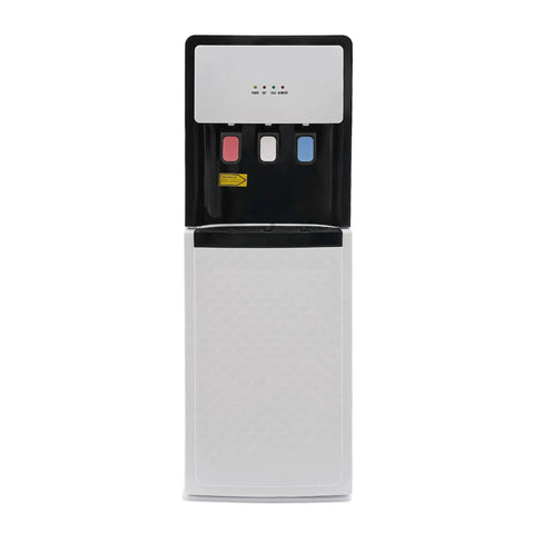 Front view of Bottom Load Water Cooler Dispenser With Hot And Cold Water, 1.32 Gal Hot Water And 0.53 Gal Cold Per Hour, standing unit