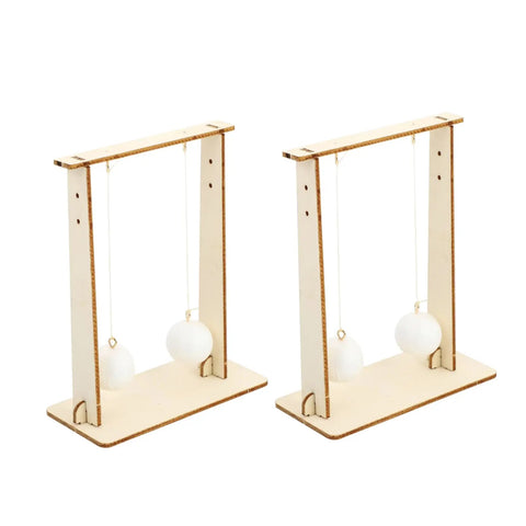 Two Piece Physics Experiment Kit With Floating Ball Tools For School Learning Safe Materials in wooden frames