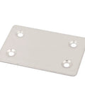 Heavy Duty Metal Mending Plates Four Hole Flat Repair Pads Built Tough Top Notch Silver Finish For Heavy Diy Home Upgrades And Zero Hassle Hardware Work 100 Pack, flat design with four holes.
