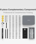 95 In 1 Mini Electric Screwdriver Kit With Rechargeable Cordless Power Handy Pocket Tool Featuring LED Display And 86 Standard Heads product layout.