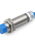 M18 Inductive Proximity Sensor 8mm Sensing Distance 90-250V AC 400mA Normally Open NO 2 Wire Non Shield Type in metal housing