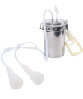 Manual Milking Machine With Two Thousand Milliliters Stainless Steel Bottle Portable Milking Kit for Dairy Farm and Milk Plant