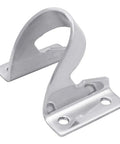 Three Step Telescoping Boat Ladder Welded From Marine Grade 304 Stainless Steel featuring a sturdy mounting bracket for dock use.