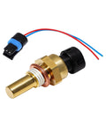 Premium Car Engine Coolant Temperature Sensor With Plug And Play Pigtail Cable Direct Swap Water Temp Probe with brass housing.