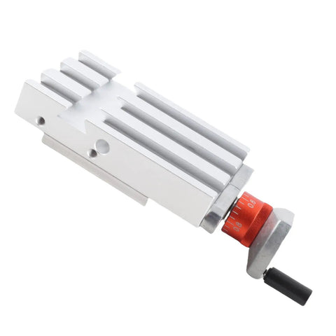 Tough As Nails 32mm Cross Slide Block Z008M for Mini Metal Lathe with red adjustment knob, solid aluminum and iron construction