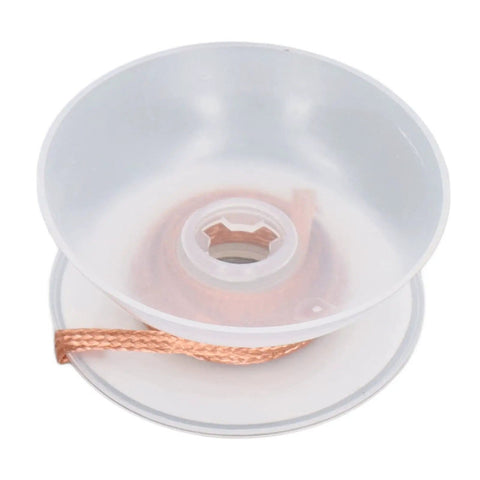 Desoldering Pro Grade Solder Wick Braid Red Copper in plastic spool for quick tin removal and PCB repairs