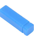 Blue plastic protective cap for 30mm dovetail cutter with straight shank