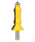 Front view of 3-Inch Door And Window Casing Router Bit With Half-Inch Shank Premium C3 Micro-Grain Tungsten Carbide for table use.