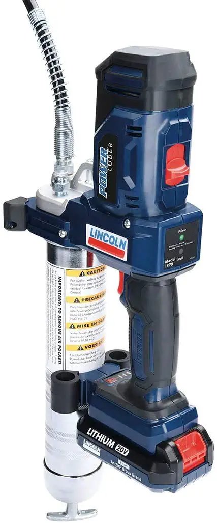 PowerLuber 20V Cordless Grease Gun With 36 Inch Hose High Output 10000 PSI Trigger Operated Two Speed Battery Powered