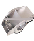 Heavy Duty High Temperature Centrifugal Fan Blower With 400 Volt AC Motor view from angle showing motor and housing design.