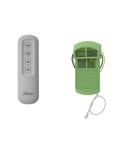 Universal Ceiling Fan Remote Control Kit With Wall Mount And Receiver For Easy Speed And Light Control, Dove Grey.