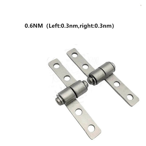 Stainless Steel Self Closing Reversible Door Hinge Set 1 Pair With 360 Degree Rotation 0.6Nm Torque Friction Positioning