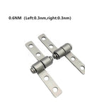 Overlay Cabinet Concealed Door Hinge 1 Pair With 360 Degree Rotation And Friction Positioning Miniature Damping 0.6Nm Heavy Duty Soft Close For Kitchen Cabinets And Furniture