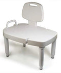 Adjustable Transfer Bench For Easy Tub Entry And Exit With Height Adjustable Legs Removable Arms And Back Rust Proof All Plastic Build