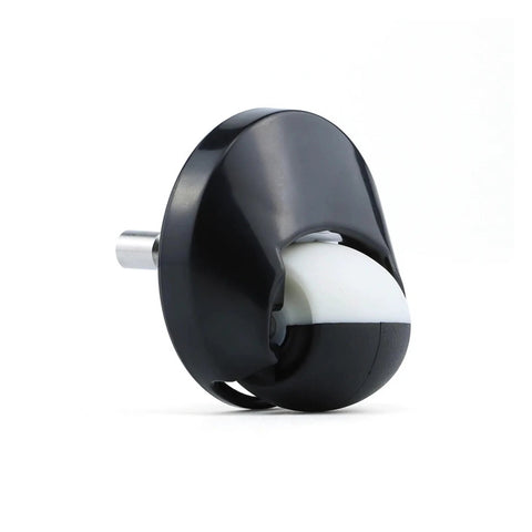 Roomba directional wheel assembly for vacuum cleaners, black housing with white wheel, 1 piece, compatible with Roomba 500-900 series