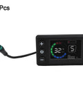 LCD Display For Ebike And Scooter 24V To 72V Smart Color Meter With Waterproof Connector in packaging