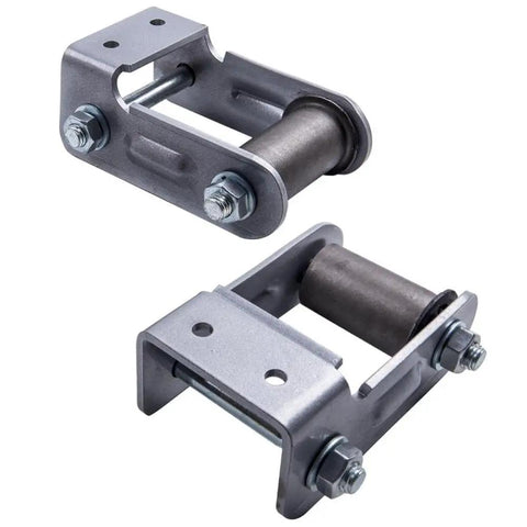Top Tier Leaf Spring Shackle Kit Perfect For Jimmy S15 And Chevy S10 Trucks From Ninety Four Till Two Thousand One Or Four To Restore Your Suspension System With Ease, steel shackles with bolts