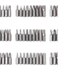 Huge 100 Piece Magnetic Screwdriver Bit Set With Hex Star Security Bits Perfect For Power Drills And Hand Drivers Versatile Tool Kit For Any Home Project, 100pc metal bits