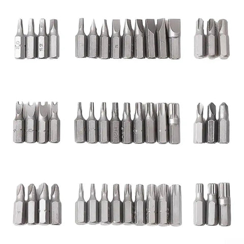 Huge 100 Piece Magnetic Screwdriver Bit Set With Hex Star Security Bits Perfect For Power Drills And Hand Drivers Versatile Tool Kit For Any Home Project, 100pc metal bits