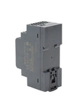 Side view of Ultra Slim 30W DIN Rail Power Supply With 100-240VAC Input And 5V 12V 24V Or 48V Outputs, in gray casing