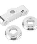 Front And Rear Shifter Bushing Kit For Honda Civic Del Sol CRX Integra With B Series Engine, showing aluminum alloy components.