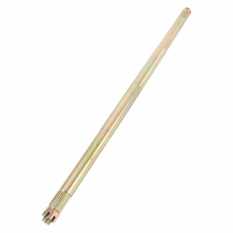 26 Inch 23T Rear Live Axle For Go Kart Quad And Drift Trike Beefed Up From High Strength Steel Alloy For Maximum Riding Stability And Long Lasting Durability Ideal 4x4 Off Road Replacement Part, metal shaft view